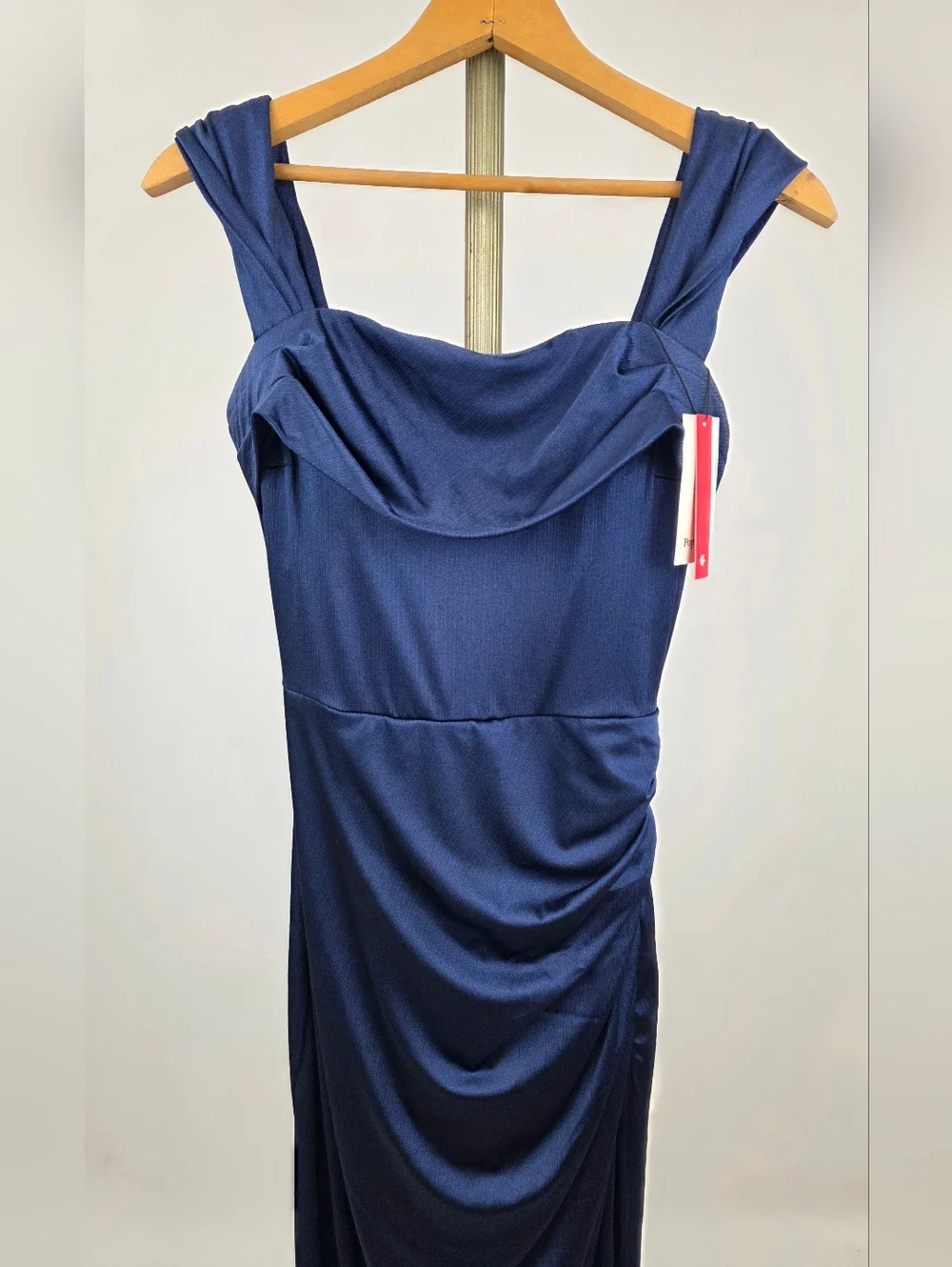 Popilush Women's Navy Blue Shapewear Tummy Control Maxi Cocktail Maxi Dress SM - Picture 9 of 11